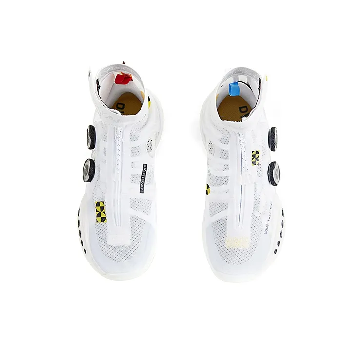 LINING WOW 9 Basketball Shoes Women's High Top White-3