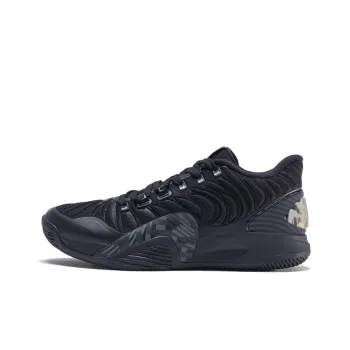 XTEP Lin Generation Cushioned Wear Resistant Lightweight Low Top Basketball Shoes Men's Black