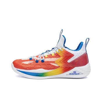 361° Big3 2.0 Q Bouncy Cushioning Mid Top Performance Basketball Shoes Men's Vermilion Orange