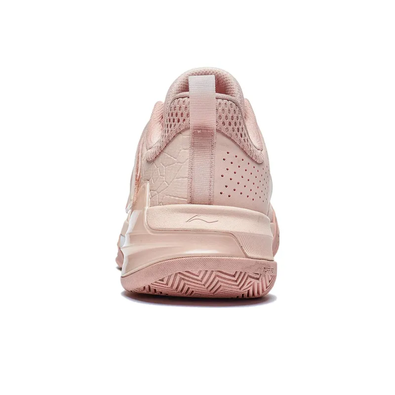 LiNing Liren3 TEAM Durable Breathable Low Top Basketball Shoes Men's Peach Orange Pink-5