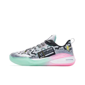 QIAODAN Sharp Edge 6.0PROLOWPE Cushioning Anti Slip And Wear Resistant Low Top Basketball Shoes Men's Black Gray