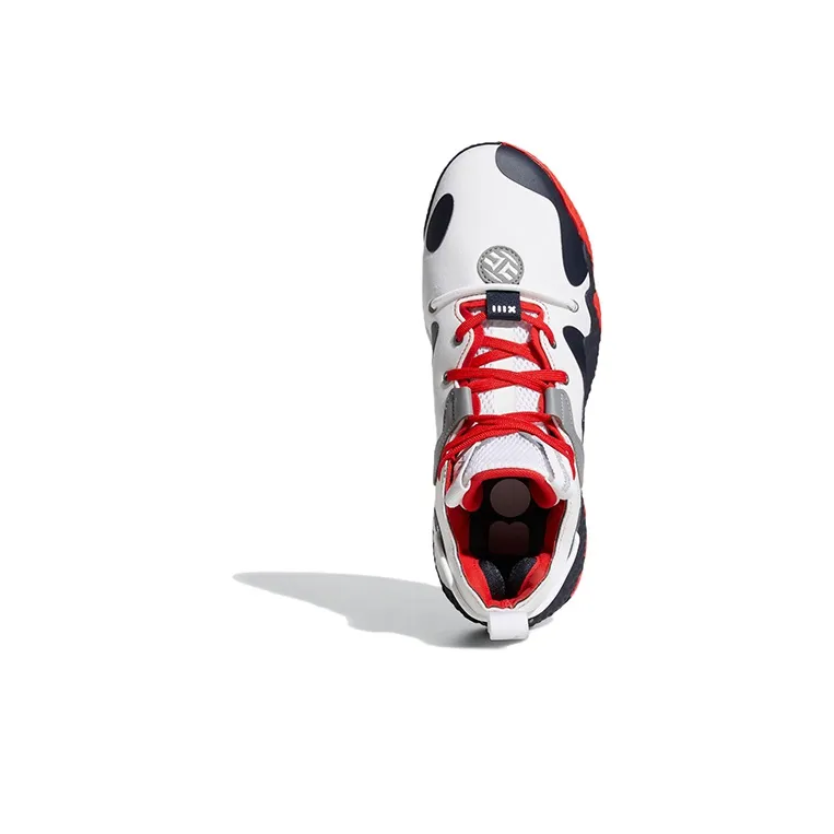 Adidas Harden Vol. 6 White Vivid Red-4