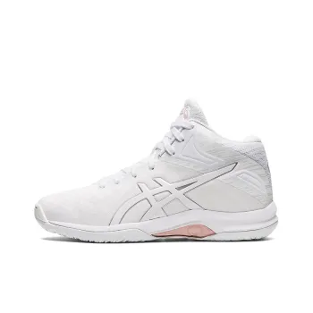 Asics Lady Gelfairy 8 Cushioning, Wear Resistant Mid Top Basketball Shoes Women's White
