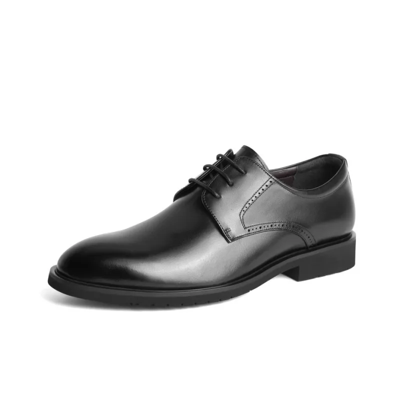 BELLE Dress Shoes Men Low Top Black/Brown-1