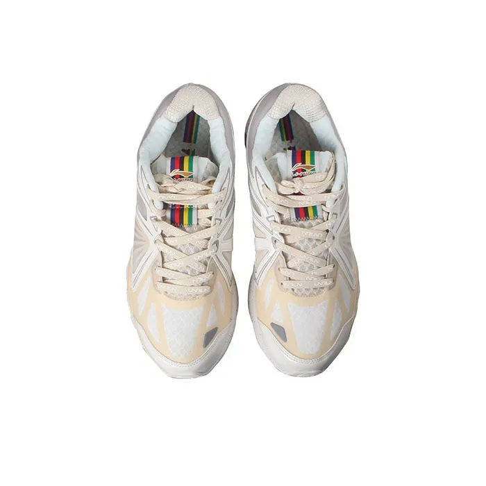 LiNing Furious Rider 3 Cushioning Low Top Basketball Shoes Men's White Gold-4
