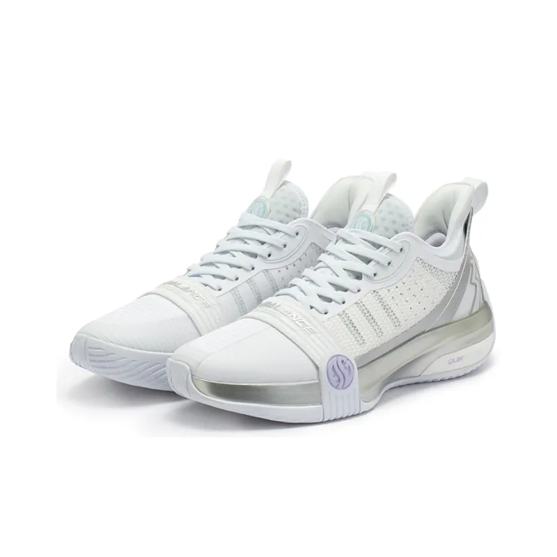 361° Chan 3 Pro Basketball Shoes Men Mid Top White/Blue-3