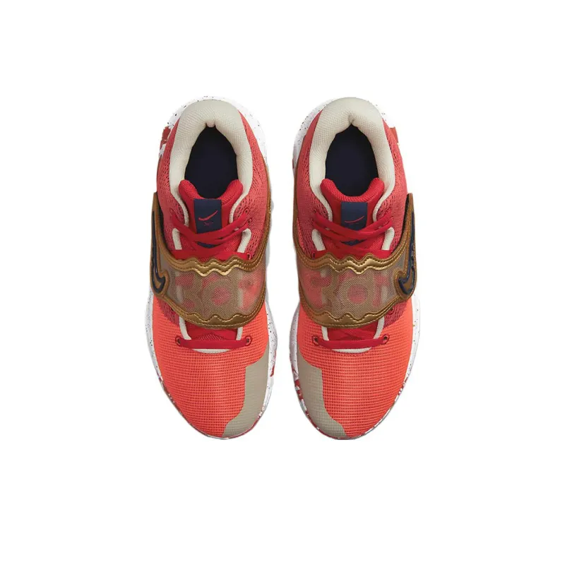 Nike Kd Trey 5 X University Red Metallic Gold-3