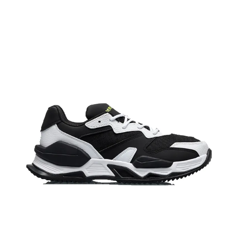 LiNing Reburn Low Top Basketball Shoes Men's Black White-1