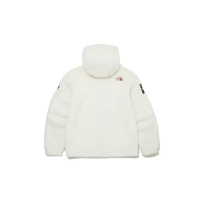 THE NORTH FACE Rimo Hood Fleece Jacket Ivory Unisex Korea THE NORTH FACE Rimo Hood Fleece Jacket Ivory Unisex Korea