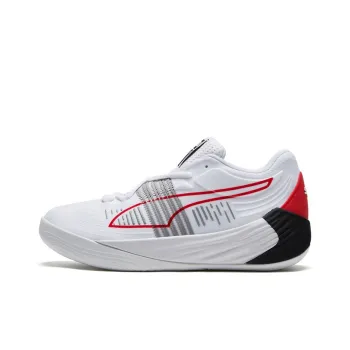 PUMA Fusion Nitro White High Risk Red