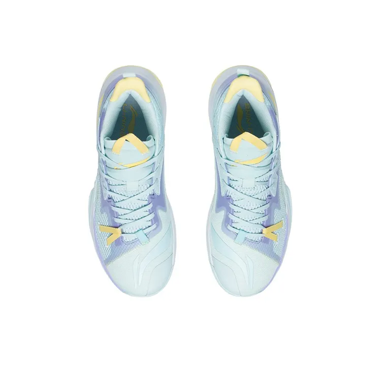 LiNing Fighting Falcon Cushioning Rebound Low-Top Performance Basketball Shoes Men's Blue-3