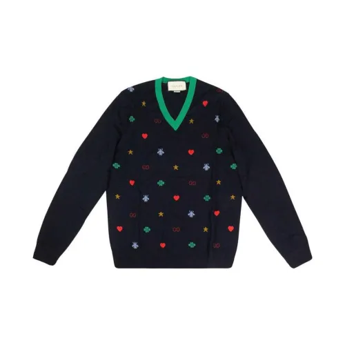 GUCCI Sweaters Men Marine Blue