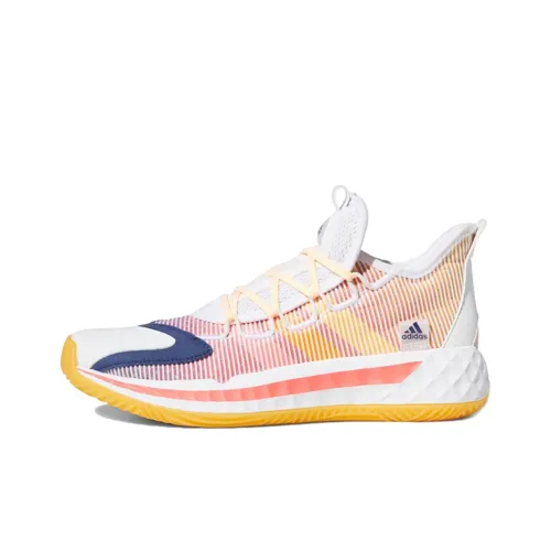 Adidas Pro Boost Basketball Shoes Men Mid-Top White/Yellow