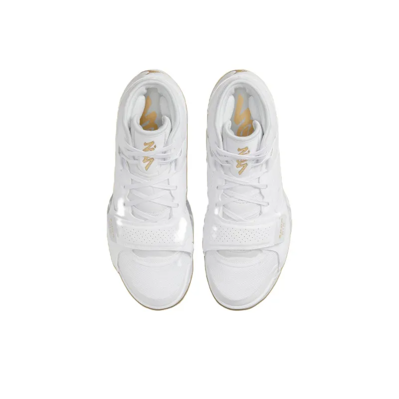 Jordan Zion 2 White Metallic Gold-3