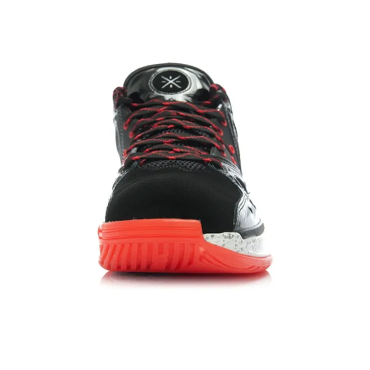 LiNing WOW 2 Return, Announcement Mid Top Basketball Shoes Men's Red Black-2