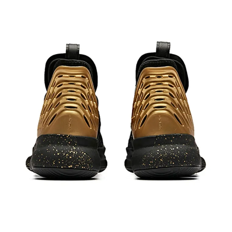 Anta Shock Absorbers With Slip Resistant And Abrasion Resistant Properties Low Top Basketball Shoes Men's-4