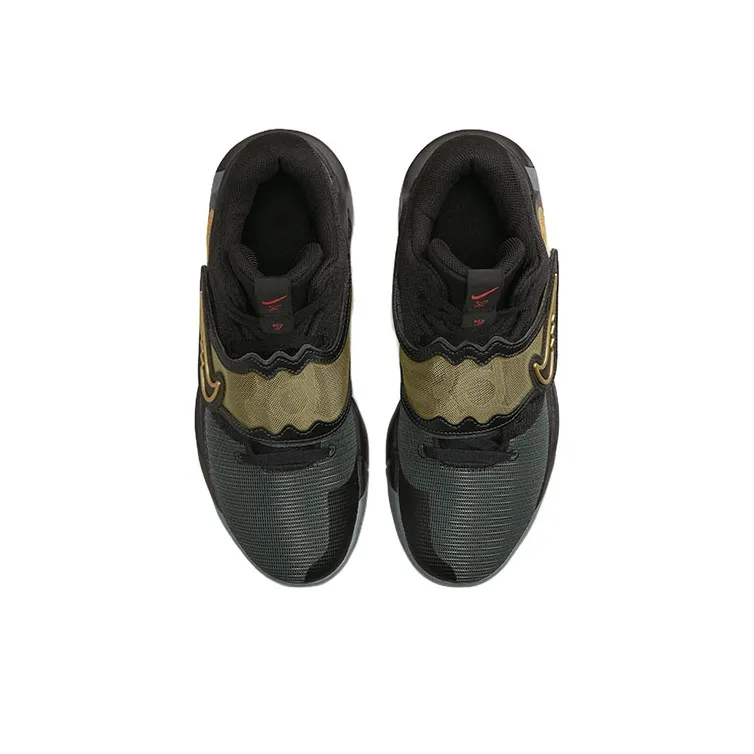 Nike Kd Trey 5 X Black Metallic Gold Green-3