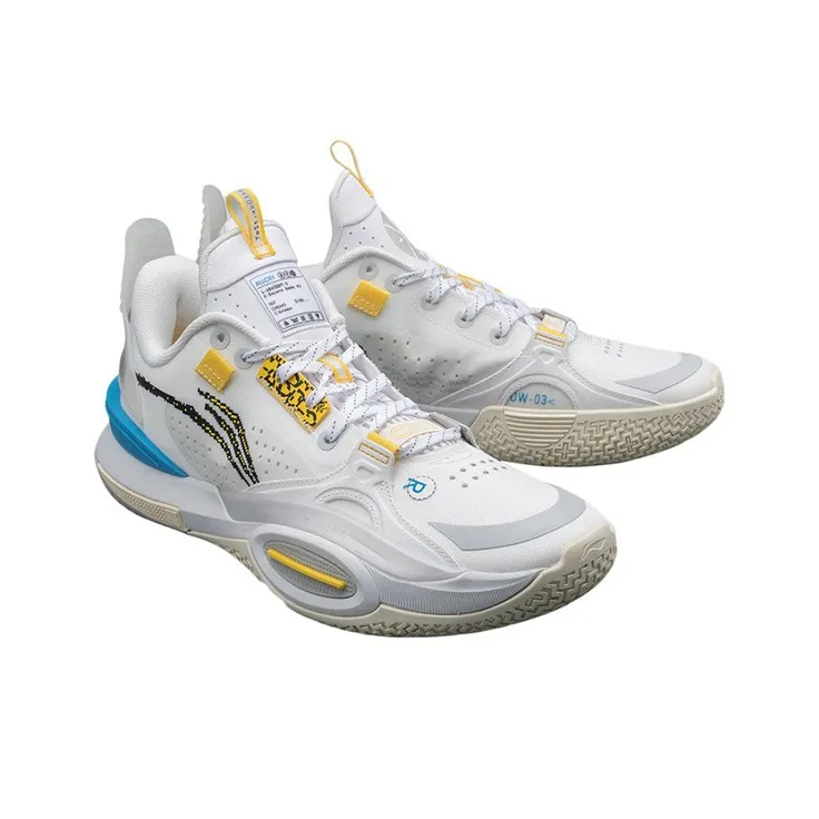 LINING All City 10 V1 Basketball Shoes Men Low Top Standard White-2