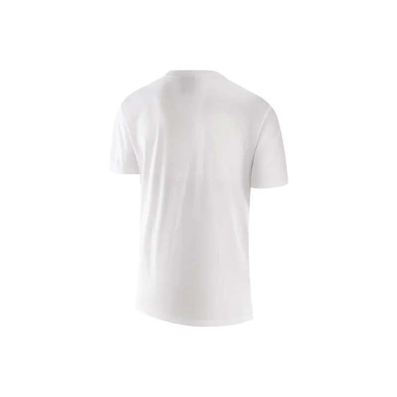 NBA Drop Shoulder Sleeve T Shirt Men's White-1