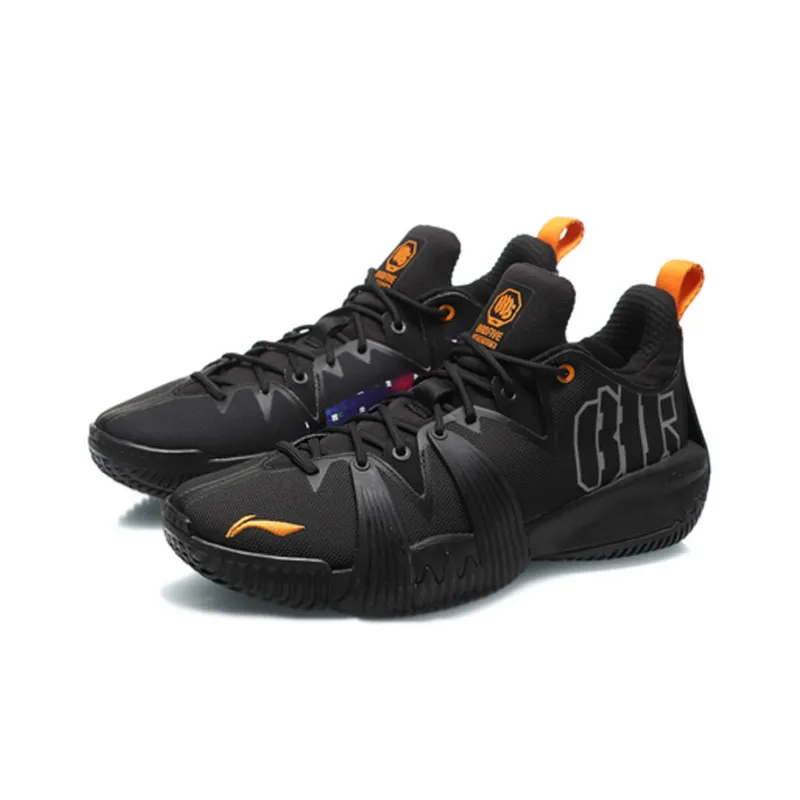 LiNing Badfive 1 Badfive Low Top Basketball Shoes Men's New Standard Black-2