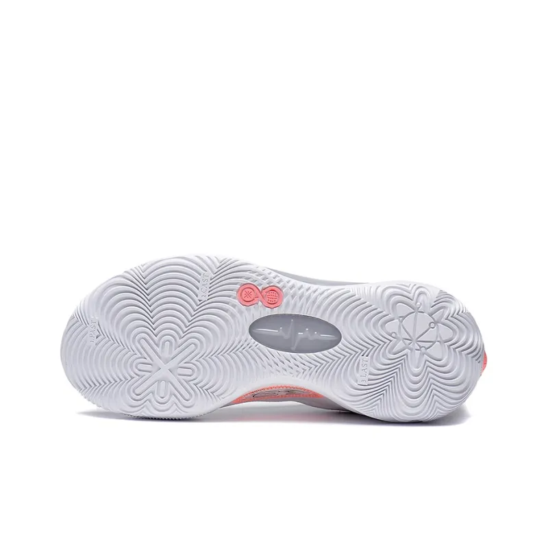 LiNing 808 2 ULTRA Ultra Cushioning Anti-Slip And Wear-Resistant High-Top Performance Basketball Shoes White Gray Red-4