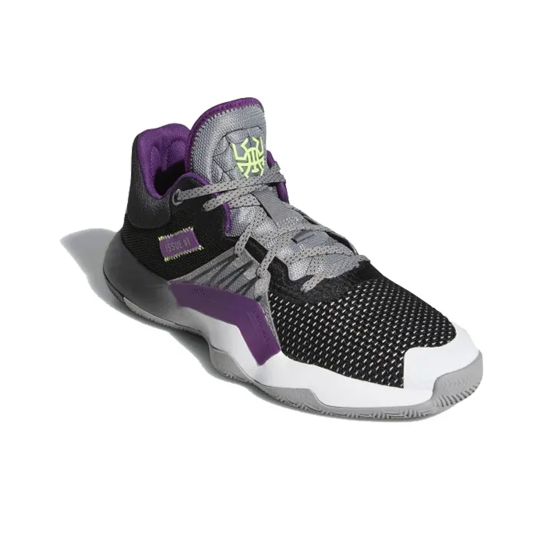 Adidas D.O.N. Issue 1 Gca 'Black Purple'-1