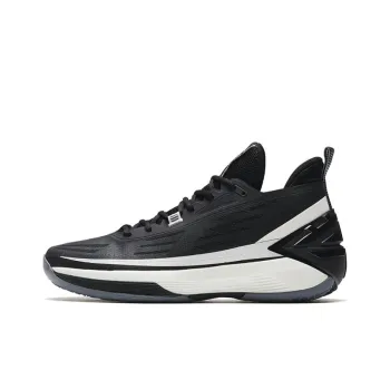 Anta Charge 5 Cushioning Anti Slip And Wear Resistant Low Top Basketball Shoes Men's Black White