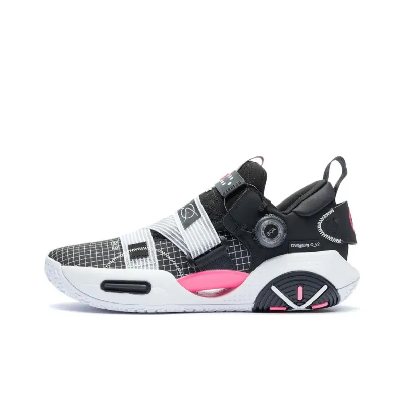 LiNing All City 9 V2 Anti Slip Wear Resistant Low Top Basketball Shoes Men's Black-0