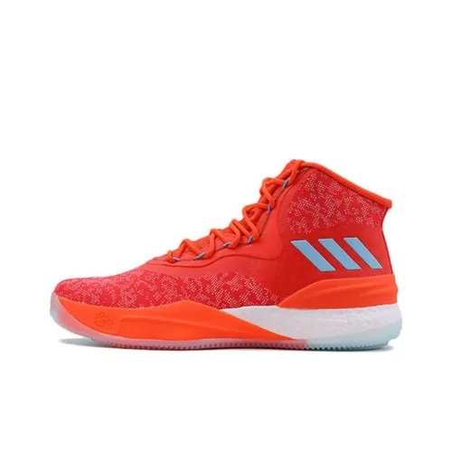 Adidas D Rose 8 Basketball Shoes Men Mid-Top Red/Blue