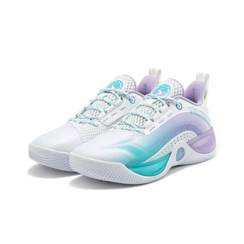 361° AG 1 Basketball Shoes Men Low Top White/Blue-2