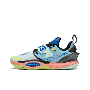 LiNing All City 10 V2 Slip Resistant, Abrasion Resistant, Breathable Low Top Basketball Shoes Men's Blue
