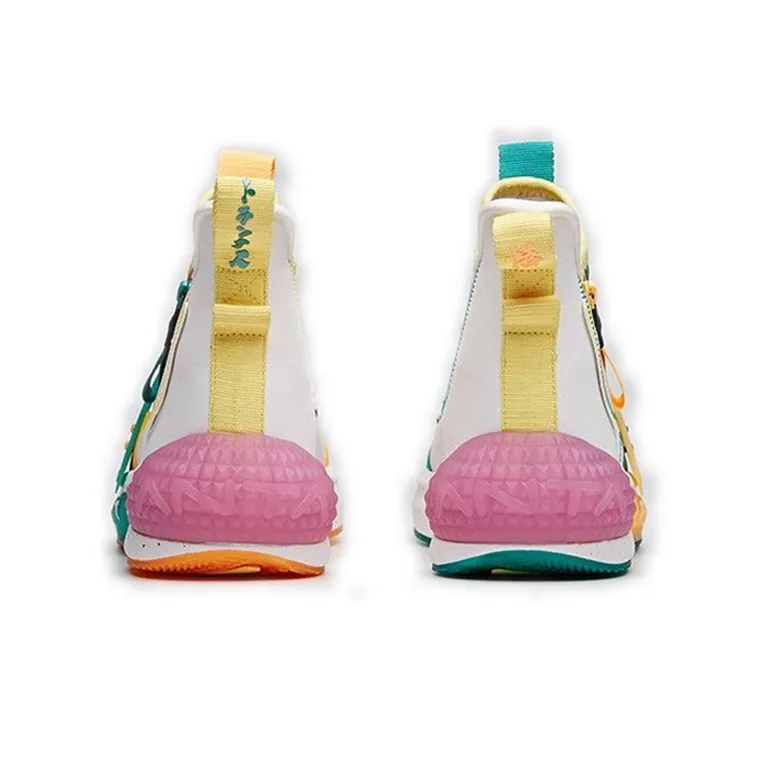Dragon Ball Super x Anta 'Gotenks Cushioning Anti Slip And Wear Resistant High Top Basketball Shoes White Green-3