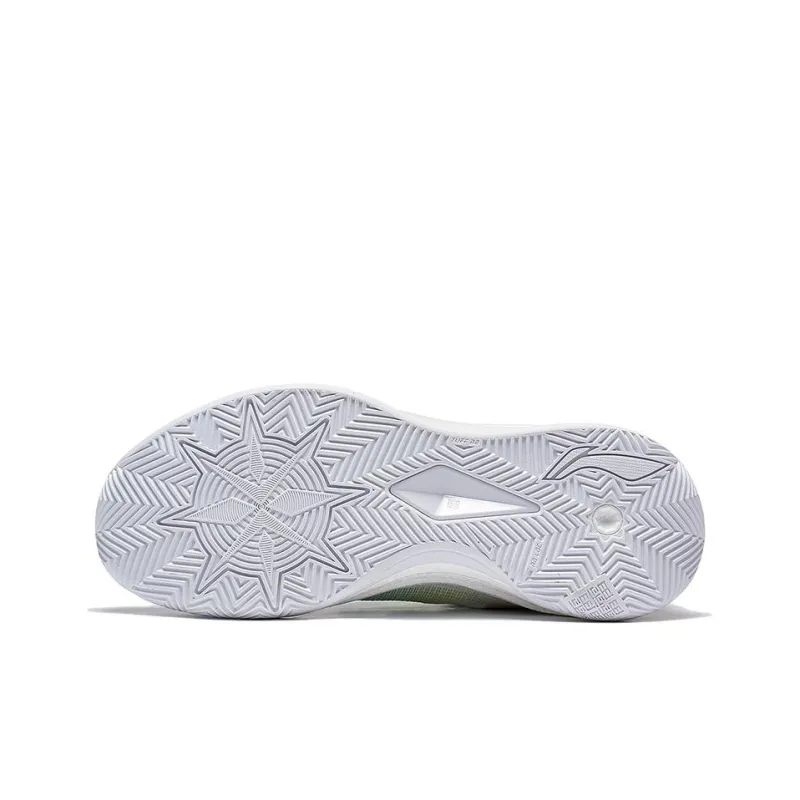 LiNing Liren 3 V2 Rainbow Durable Breathable Low-Top Basketball Shoes Unisex Fluorescent White Yellow-4