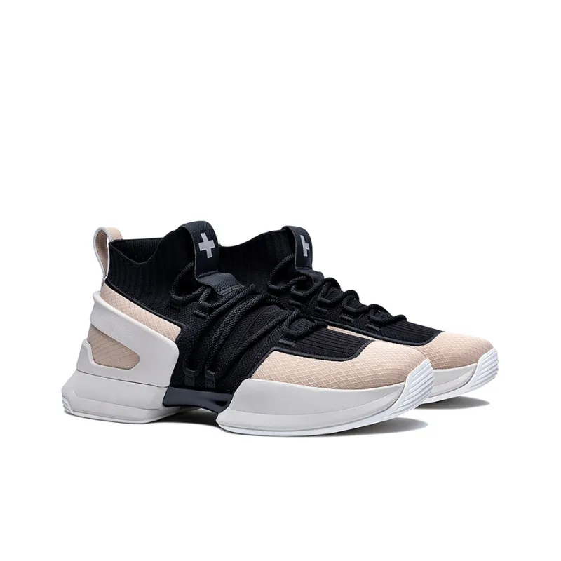 EQLZ EQUALIZER Zero Cell Slip Resistant, Abrasion Resistant, And Balanced Mid Top Basketball Shoes Unisex Gray Black-2