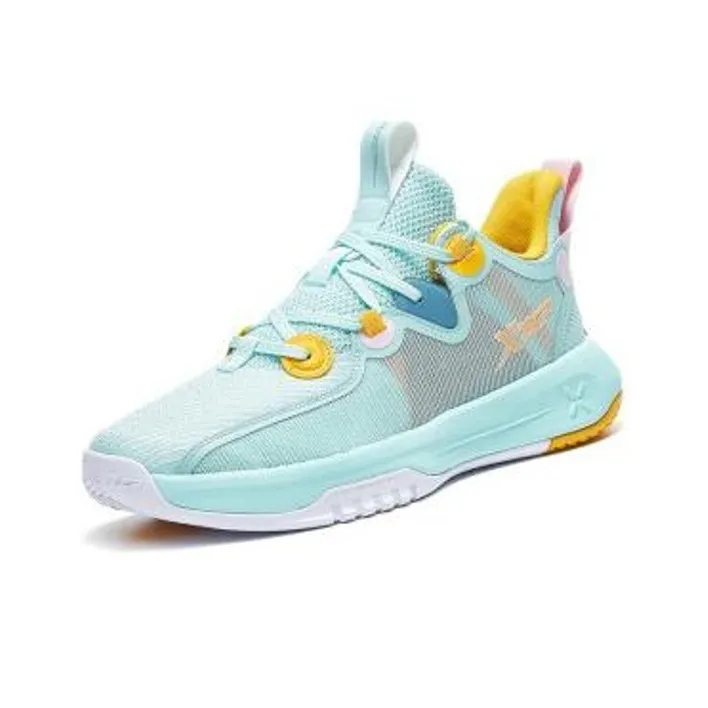 XTEP Ling Ren Basketball Shoes Men Low Top Green-1