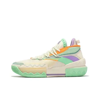 361° Burning Battle 2.0 Basketball Shoes Men Low Top Green/Purple
