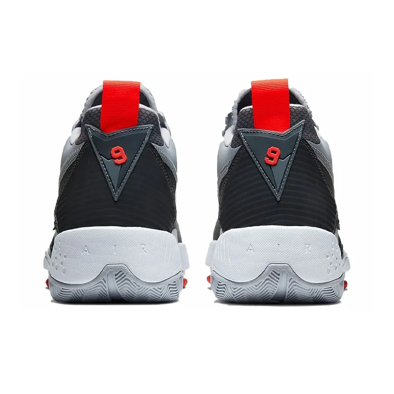 Jordan Zoom 92 Dark Smoke Grey Gym Red-4