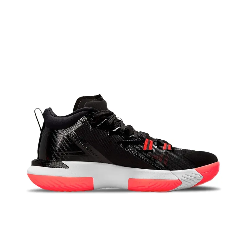 Jordan Zion 1 Black White Bright Crimson-1