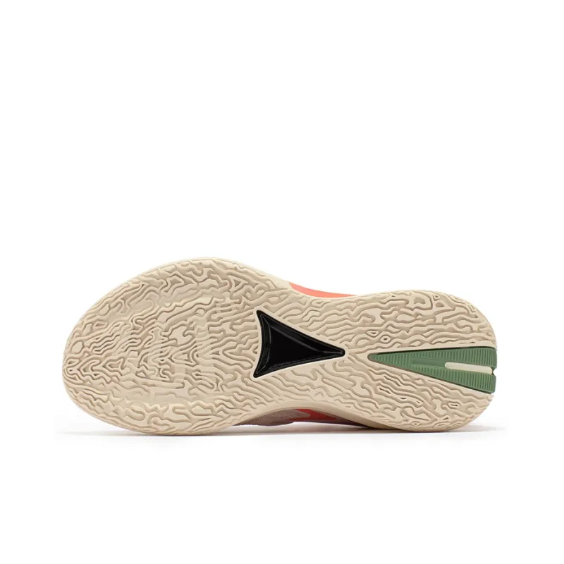 361° Big3 3.0 Pro Basketball Shoes Women's Low Top Light Peach Pink/Grapefruit Red-5