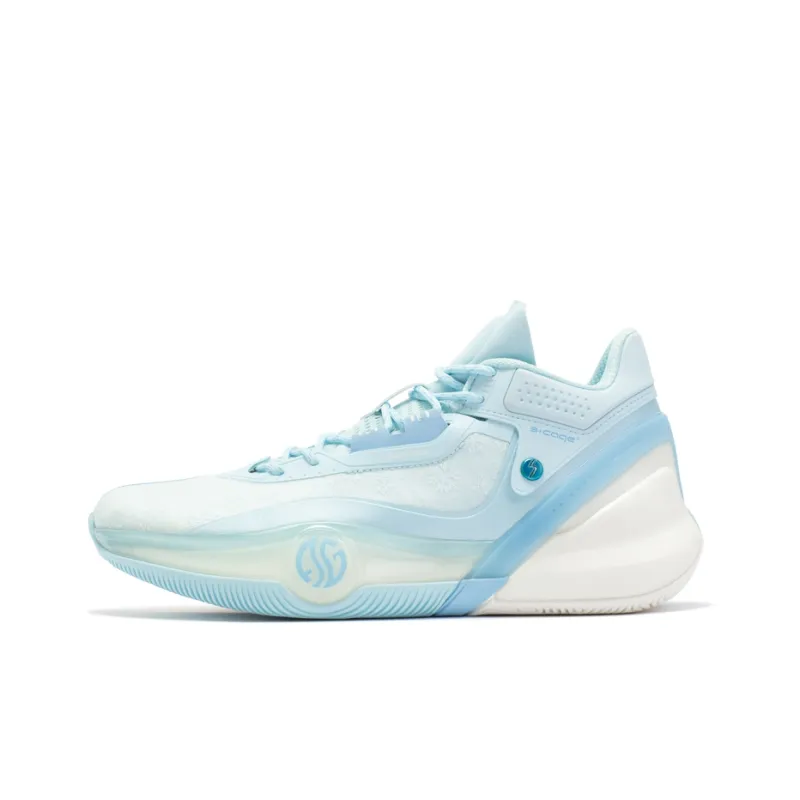 361° AG3 Aaron Gordon 3 Abrasion Resistant Slip Resistant Mid Top Performance Basketball Shoes Men's Blue White-0