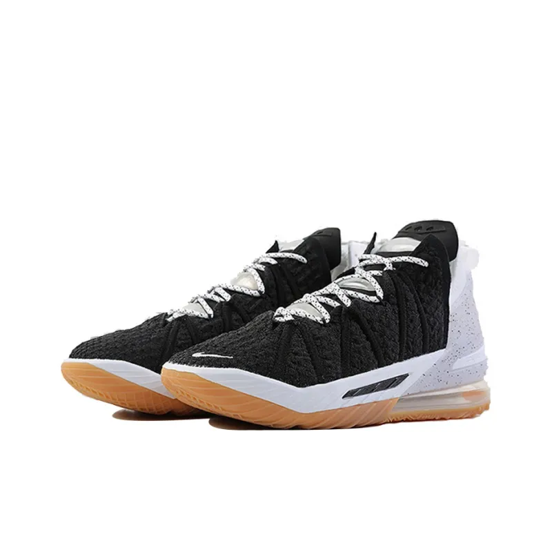 Nike LeBron 18 EP 'Black White Gum'-2