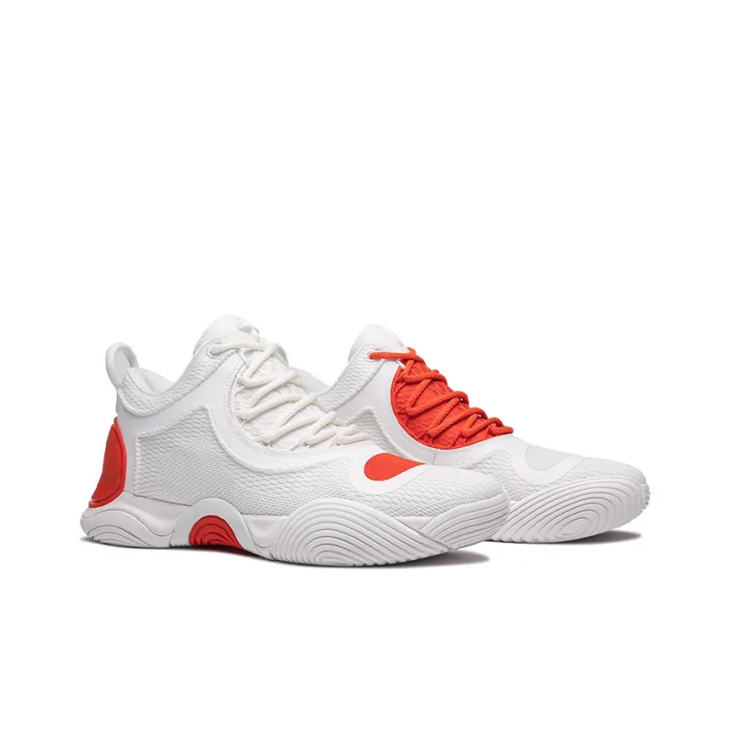 EQLZ EQUALIZER Sphere Wear Resistant Breathable Coverage Support Balance Low Top Basketball Shoes Men's Bloodlust Red-2