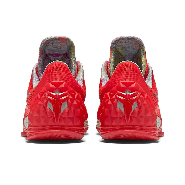 Nike Venomenon 5 Cushioning Anti-Slip And Wear-Resistant Low-Top Performance Basketball Shoes Men's Red Asian Version-4