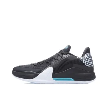 LiNing Speed 7 Rebound Cushioning Low Top Performance Basketball Shoes Unisex Black