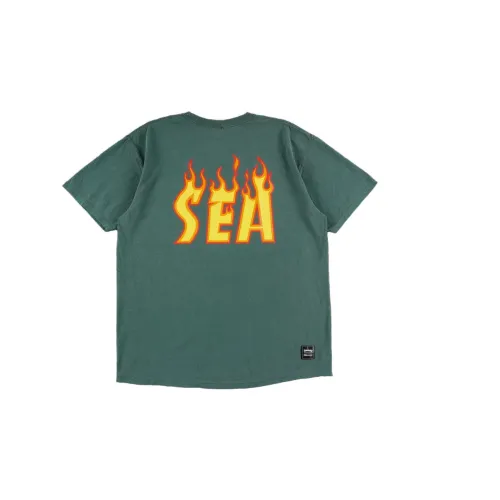 Wind And Sea Thrasher X WIND AND SEA CO-TITLED SERIES T-Shirts Unisex Green