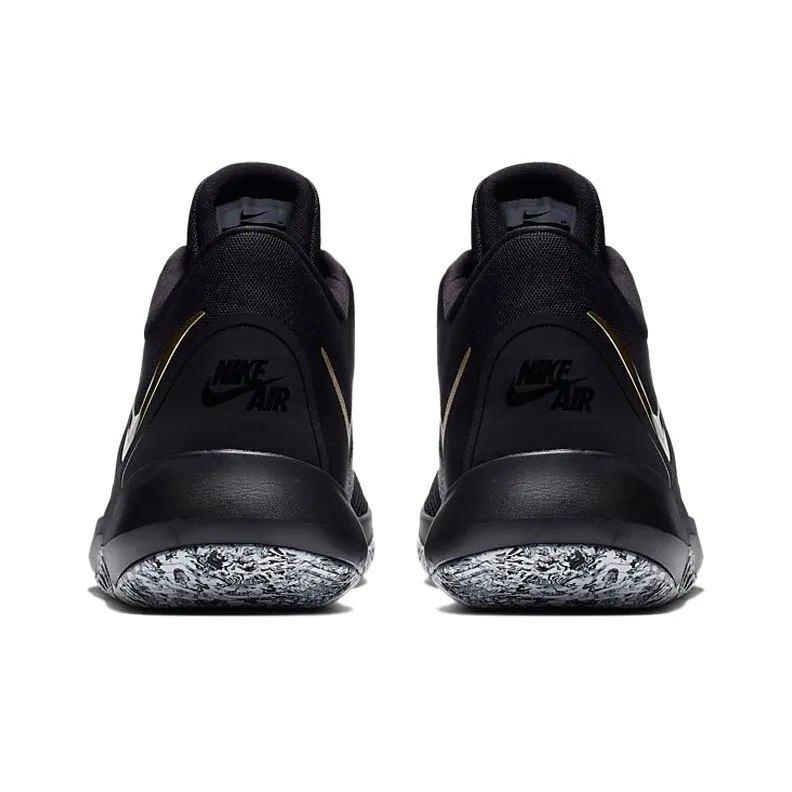 Nike Air Precision 2 Black Metallic Gold-4