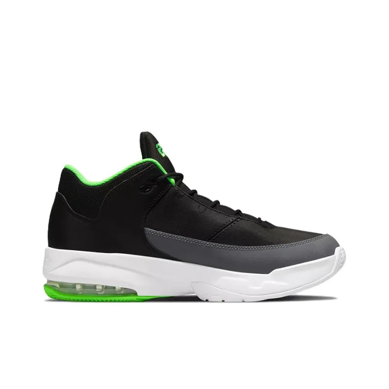 Air Jordan Max Aura 3 Mid Top Black/Green-1