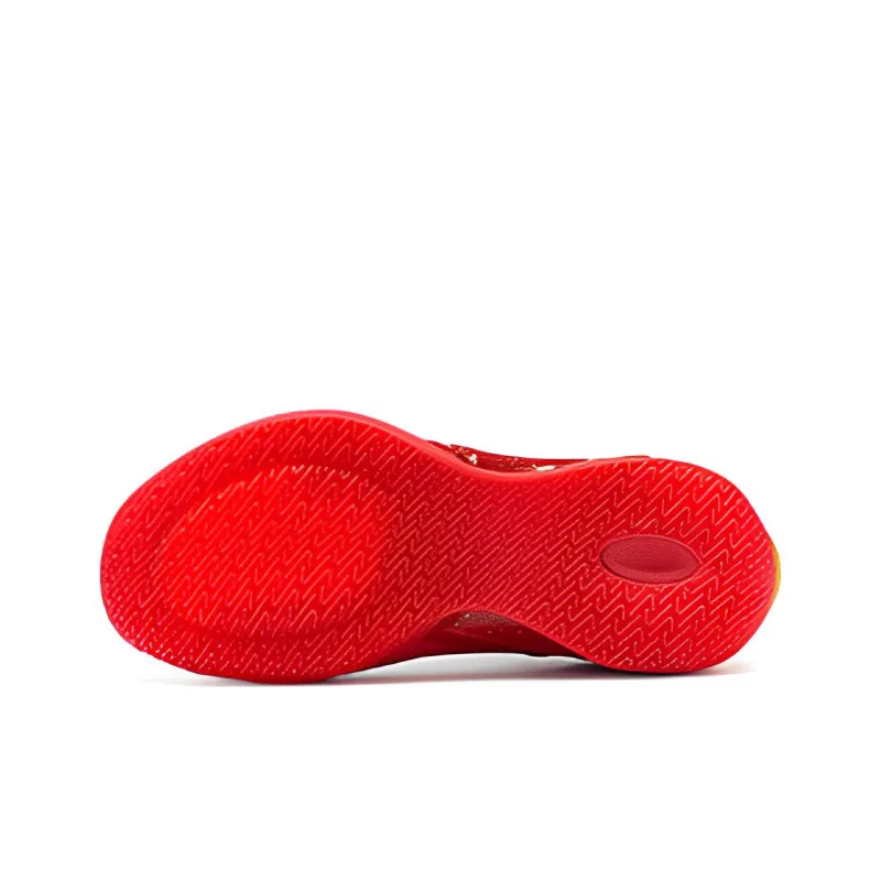 XTEP Levitation 7 Slip-Resistant Cushioning Abrasion-Resistant Low-Top Basketball Shoes Transcend Red-4