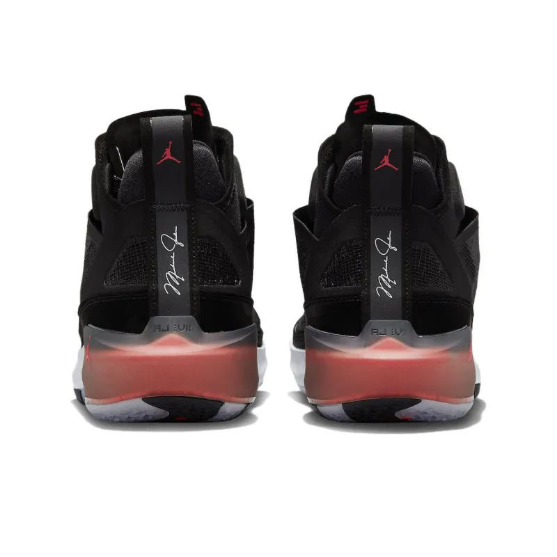 Air Jordan Xxxvii Basketball Shoes 'Black Hot Punch'-4
