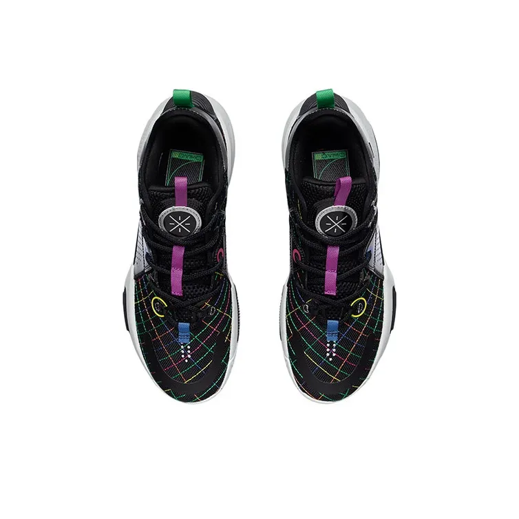 LINING Citywide 9 Youth Edition Basketball Shoes Men Low Top Black-3